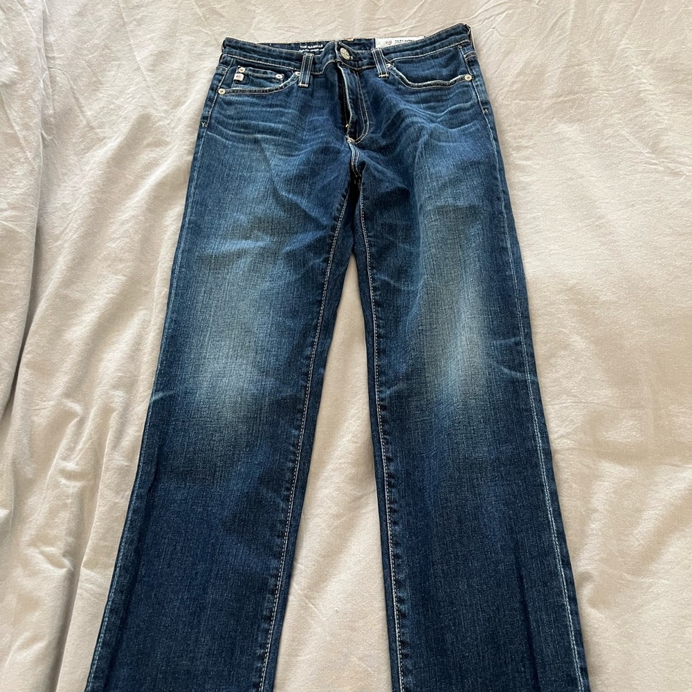AG The Isabelle high rise straight crop. Size 26, inseam 27”